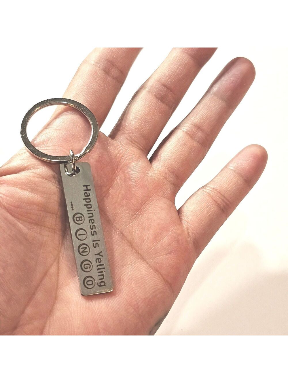 Happiness Is Taking Life One Day at a Time Keychain